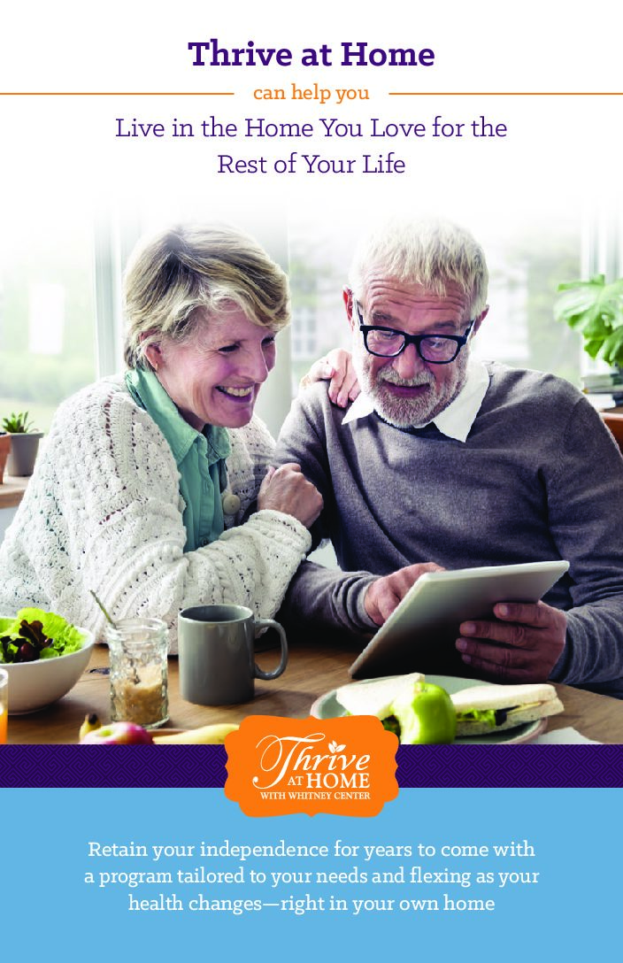 Thrive at Home Brochure_digital | Thrive at Home with Whitney Center